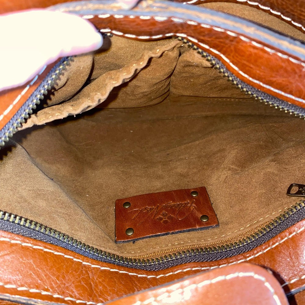 Patricia Nash Italian Leather Shoulder Purse - image 5
